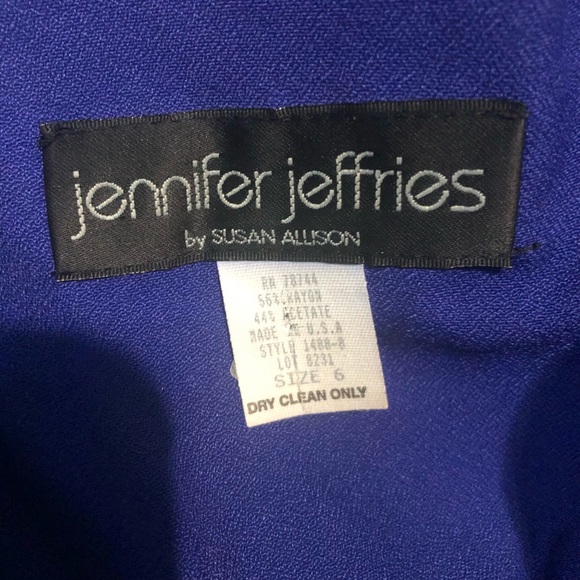 Jennifer Jeffries Vintage Blazer Size 6 - Picture 10 of 10